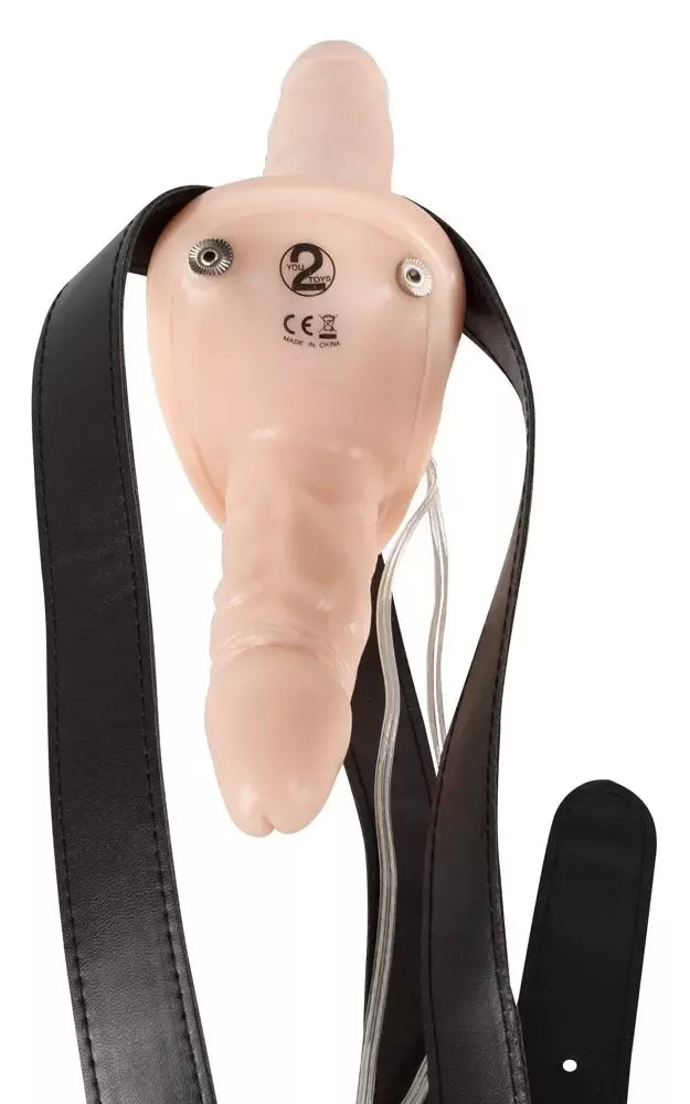You2Toys Duo diržinis komplektas su dviguba vibracijos sistema ir reguliuojamais diržais