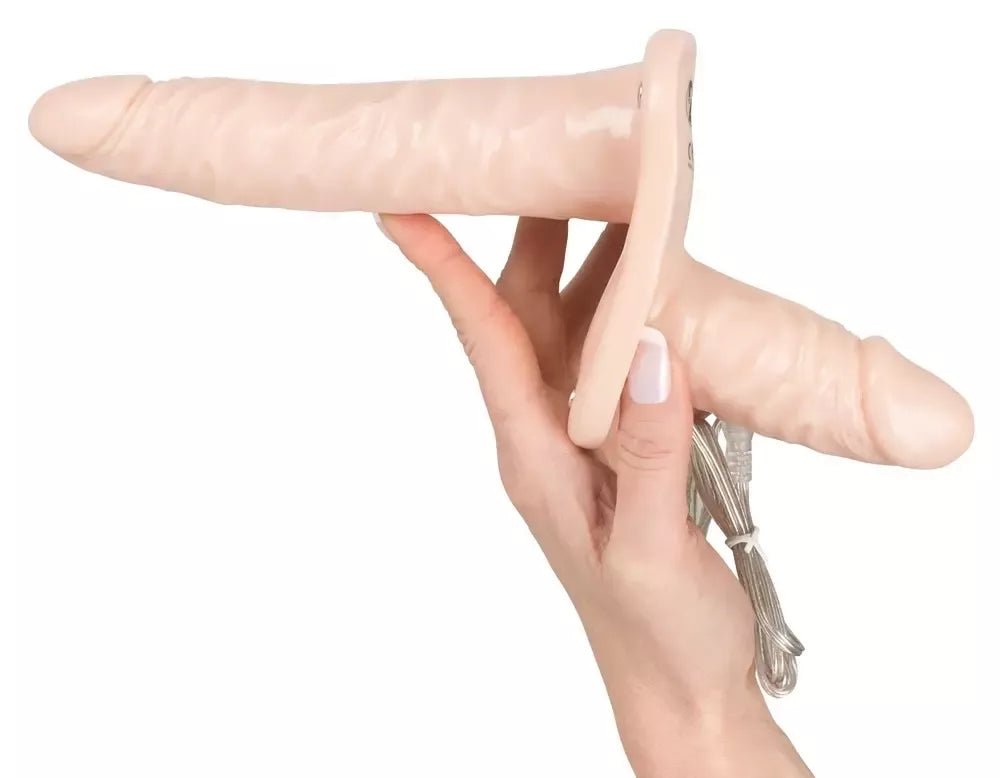 You2Toys Duo diržinis komplektas su dviguba vibracijos sistema ir reguliuojamais diržais