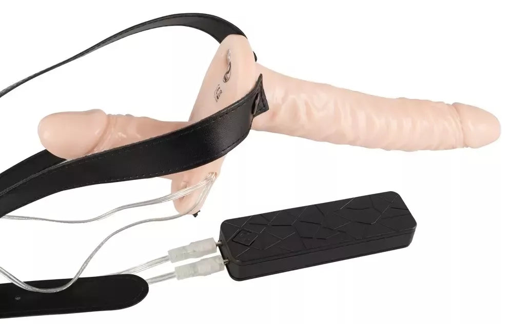 You2Toys Duo diržinis komplektas su dviguba vibracijos sistema ir reguliuojamais diržais