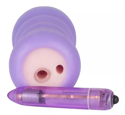 You2Toys Gina vibruojantis intymus prietaisas violetinis 14 cm TPR ABS