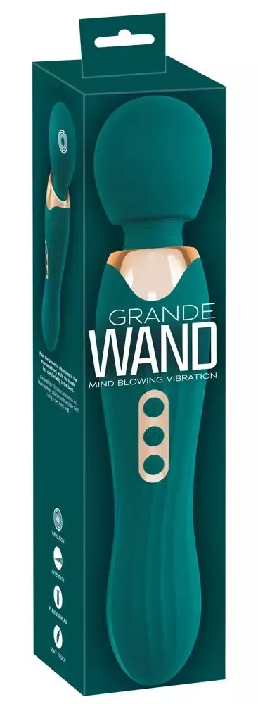 You2Toys Grande Wand Green – galingas masažuoklis, 29,3 cm