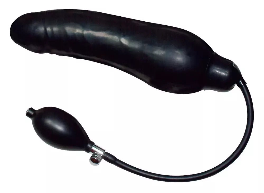 You2Toys Inflatable Latex System Black reguliuojamo dydžio 23cm