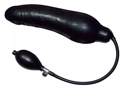 You2Toys Inflatable Latex System Black reguliuojamo dydžio 23cm