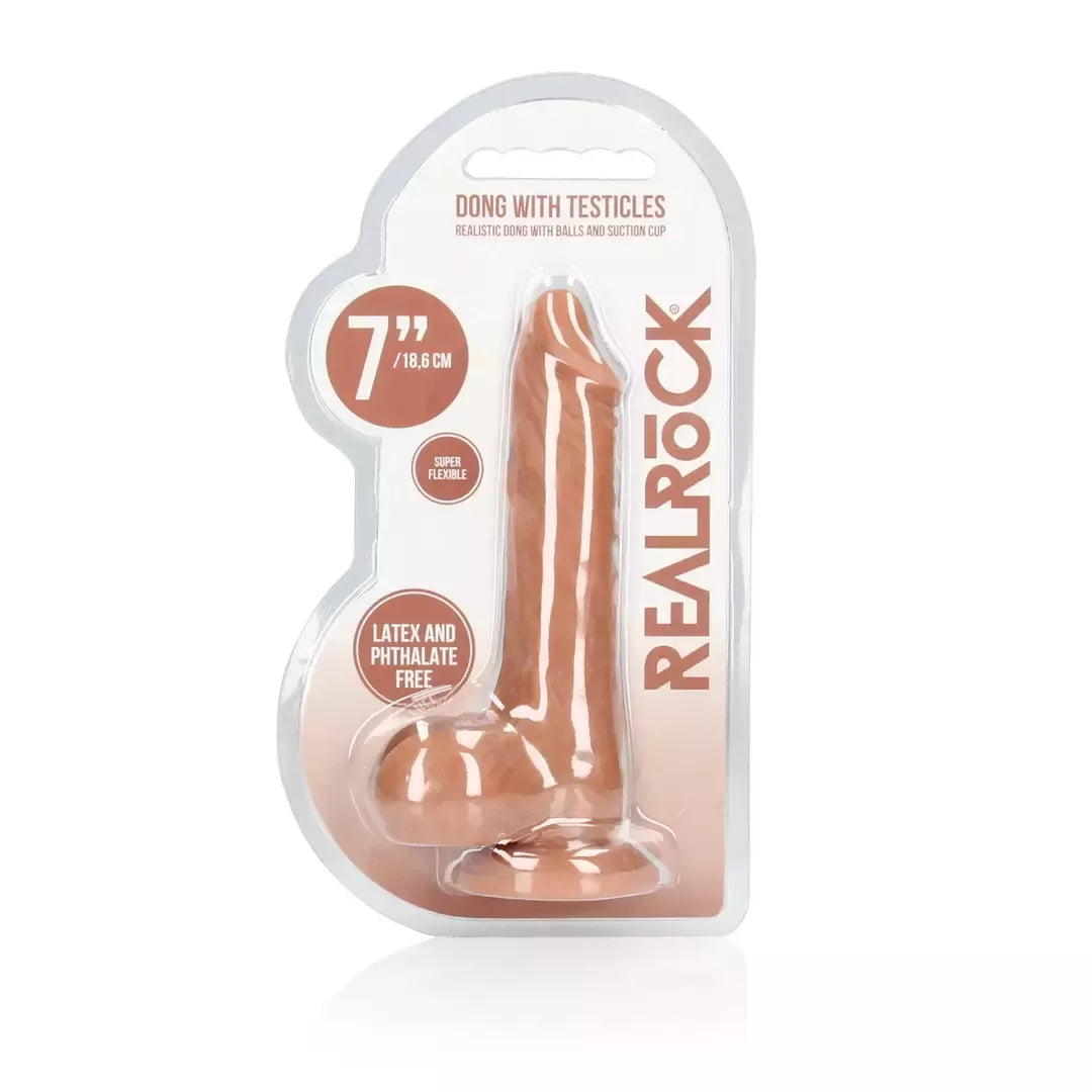 You2Toys Intimate Model 7" TPE sistema su siurbtuku – natūralus spalvos