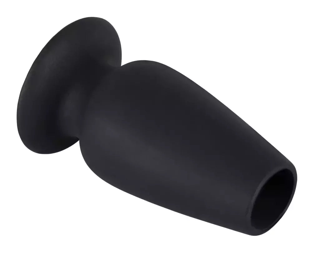 You2Toys Lust Tunnel Plug M silikoninis tuščiaviduris kamštis, juodas, 10 cm