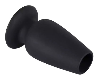 You2Toys Lust Tunnel Plug M silikoninis tuščiaviduris kamštis, juodas, 10 cm