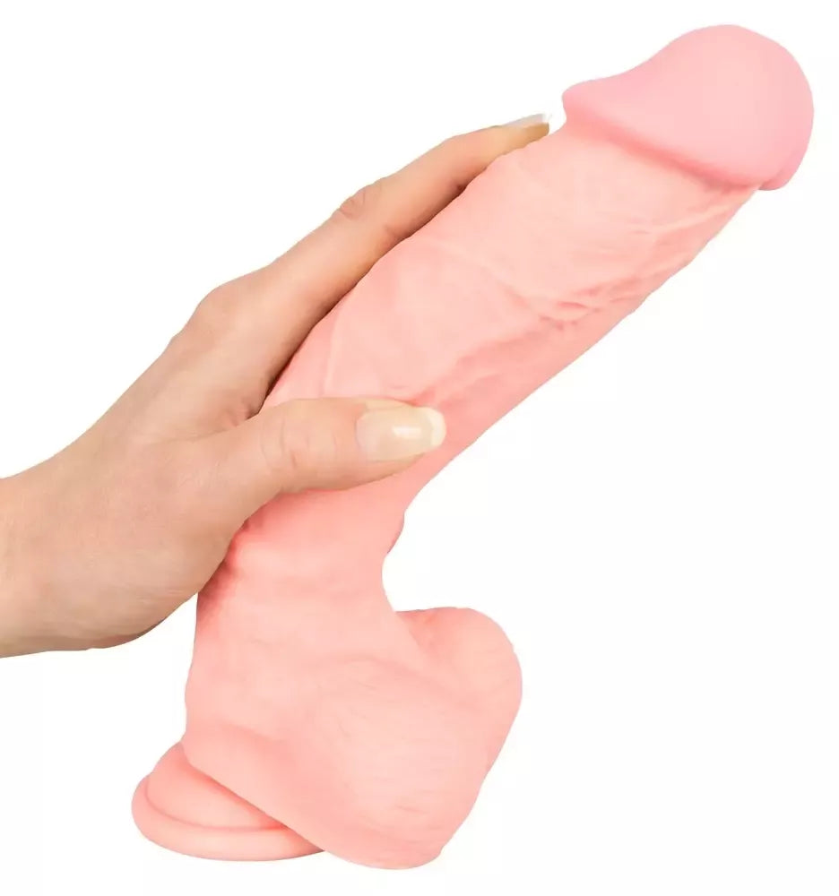 You2Toys Medical Silicone modelis 24 cm su vakuuminiu pagrindu, kūno atspalvis