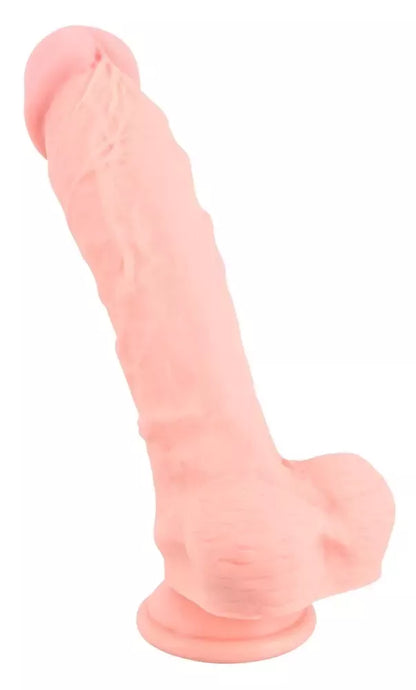 You2Toys Medical Silicone modelis 24 cm su vakuuminiu pagrindu, kūno atspalvis