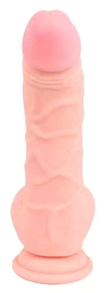 You2Toys medicininio silikono intymus modelis 20 cm, lankstus, su siurbtuku