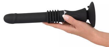 You2Toys nešiojamas stūmoklinis prietaisas, 3 greičiai, 7 režimai, juodas, 28,5 cm