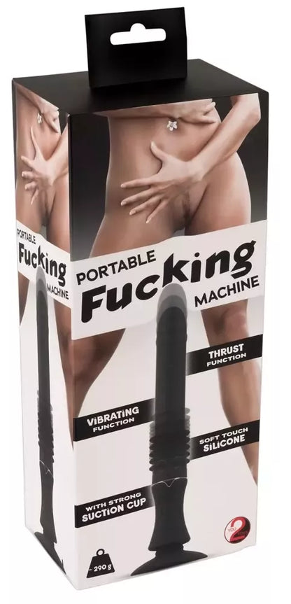 You2Toys nešiojamas stūmoklinis prietaisas, 3 greičiai, 7 režimai, juodas, 28,5 cm