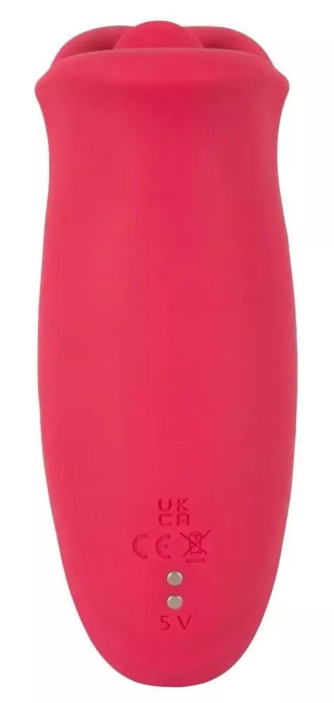 You2Toys Oral Fun Vibrator kilnojamomis lūpomis, silikoninis, rožinis, 13 cm