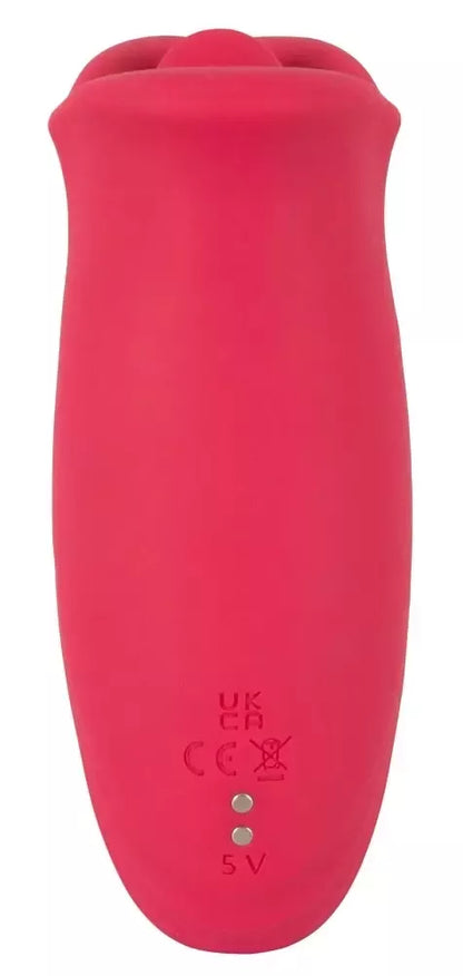 You2Toys Oral Fun Vibrator kilnojamomis lūpomis, silikoninis, rožinis, 13 cm