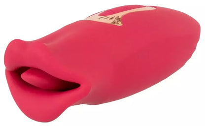 You2Toys Oral Fun Vibrator kilnojamomis lūpomis, silikoninis, rožinis, 13 cm