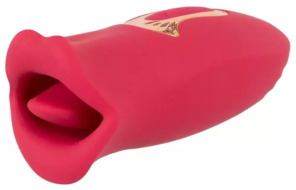 You2Toys Oral Fun Vibrator kilnojamomis lūpomis, silikoninis, rožinis, 13 cm