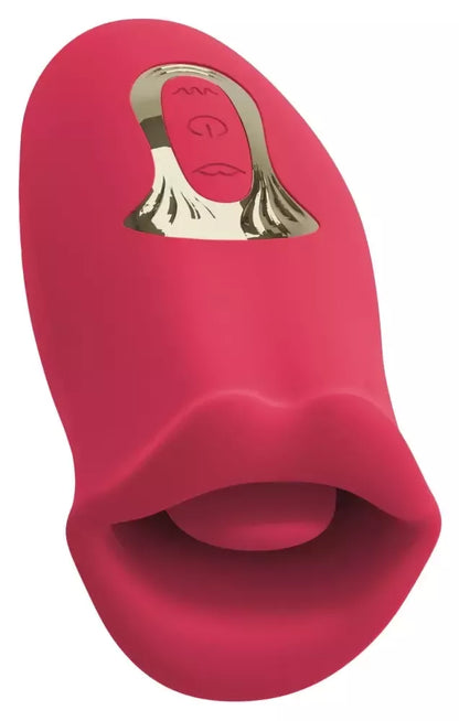 You2Toys Oral Fun Vibrator kilnojamomis lūpomis, silikoninis, rožinis, 13 cm