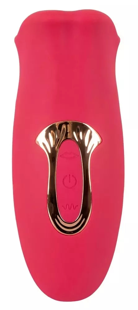 You2Toys Oral Fun Vibrator kilnojamomis lūpomis, silikoninis, rožinis, 13 cm