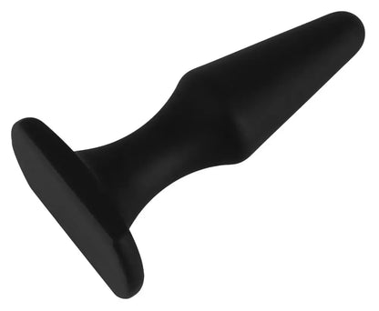 You2Toys silikoninis analinis kamštis, smailėjantis, 10,5 cm, minkštas, juodas