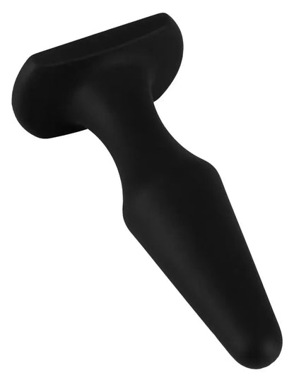 You2Toys silikoninis analinis kamštis, smailėjantis, 10,5 cm, minkštas, juodas
