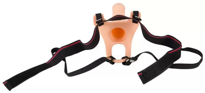 You2Toys silikoninis ilgiklis su diržais (strap-on) 5 cm, vidutinio dydžio, reguliuojami diržai