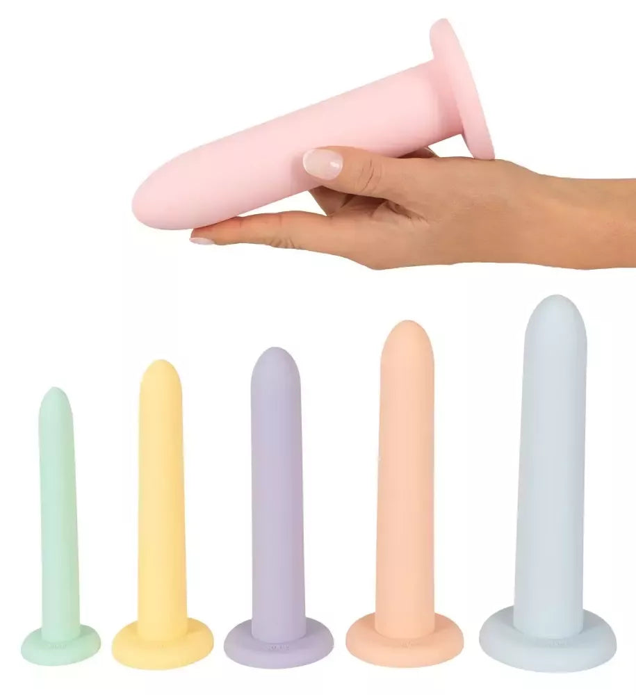 You2Toys Six in a Row silikoninis treniruočių rinkinys, 6 dydžiai, pastelinės spalvos