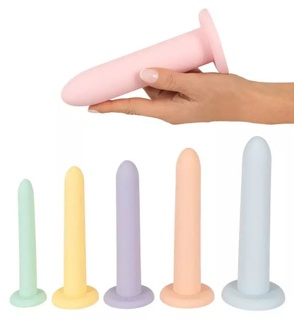 You2Toys Six in a Row silikoninis treniruočių rinkinys, 6 dydžiai, pastelinės spalvos