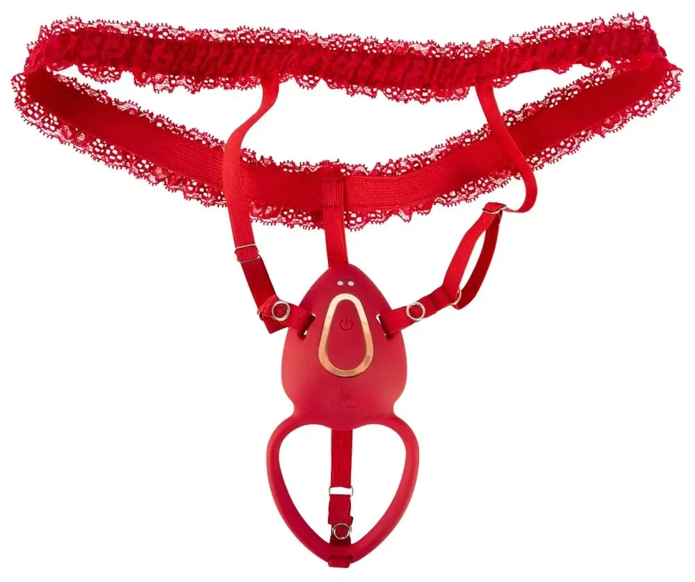 You2Toys Strap-On Lay-On vibruojantis rinkinys su nuotolinio valdymo pulteliu, reguliuojamu diržu, juodas