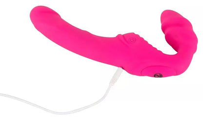 You2Toys Strapless Vibrating Double System silikoninis violetinis 22 cm