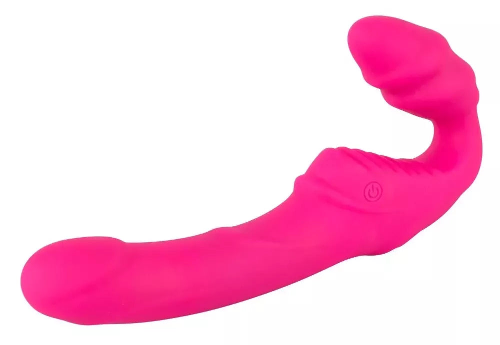 You2Toys Strapless Vibrating Double System silikoninis violetinis 22 cm