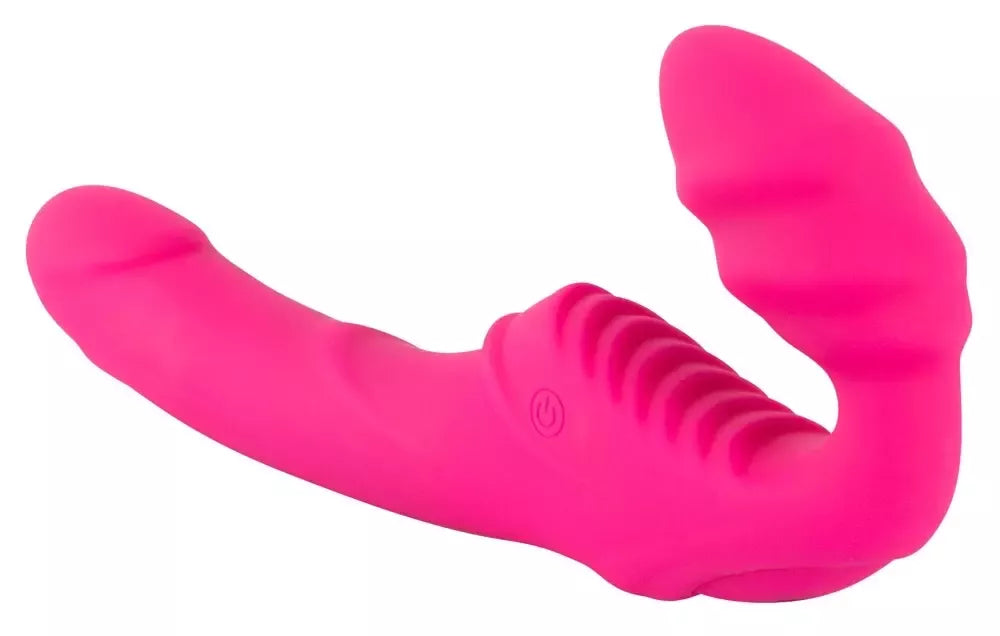 You2Toys Strapless Vibrating Double System silikoninis violetinis 22 cm