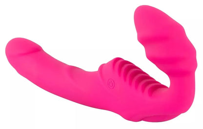 You2Toys Strapless Vibrating Double System silikoninis violetinis 22 cm