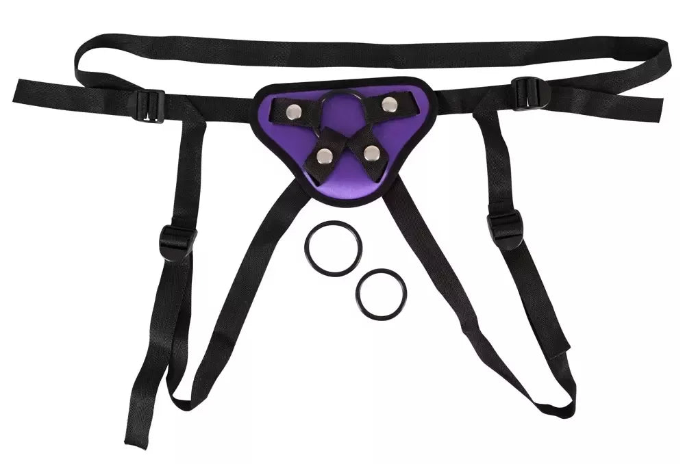 You2Toys universalūs diržai su 3 reguliuojamais žiedais, violetinė/juoda