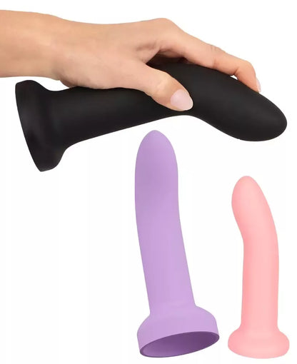 You2Toys Your Strap-On 3 dalių diržų rinkinys, skystas silikonas, S/M/L