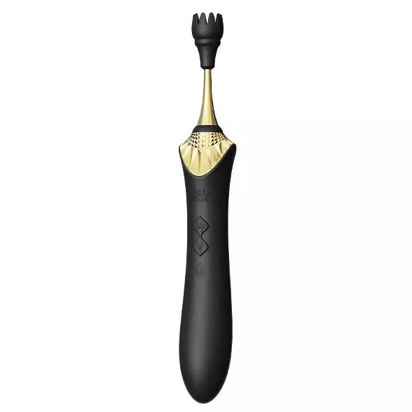 ZALO Bess 2 intymi sistema su šildymo funkcija – Obsidian Black, 4 antgaliai
