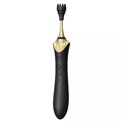 ZALO Bess 2 intymi sistema su šildymo funkcija – Obsidian Black, 4 antgaliai