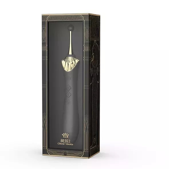 ZALO Bess 2 intymi sistema su šildymo funkcija – Obsidian Black, 4 antgaliai