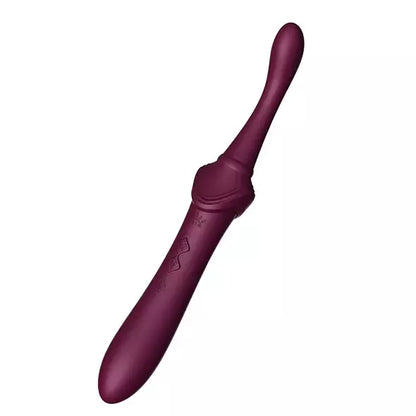 ZALO Bess 2 Velvet Purple intymus masažuoklis su priedais ir šildymo funkcija