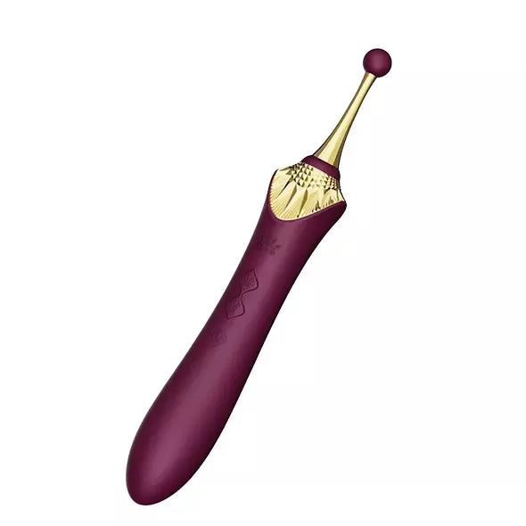 ZALO Bess 2 Velvet Purple intymus masažuoklis su priedais ir šildymo funkcija