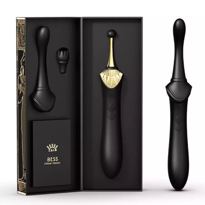 Zalo Bess intymus prietaisas, Obsidian Black, kompaktiškas, DirectPower