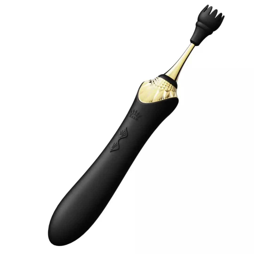 Zalo Bess intymus prietaisas, Obsidian Black, kompaktiškas, DirectPower
