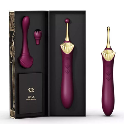 ZALO Bess Velvet Purple – kompaktiškas intymios gerovės prietaisas, 10 režimų