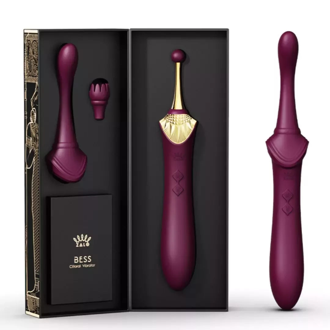 ZALO Bess Velvet Purple – kompaktiškas intymios gerovės prietaisas, 10 režimų