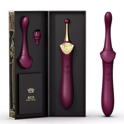 ZALO Bess Velvet Purple – kompaktiškas intymios gerovės prietaisas, 10 režimų