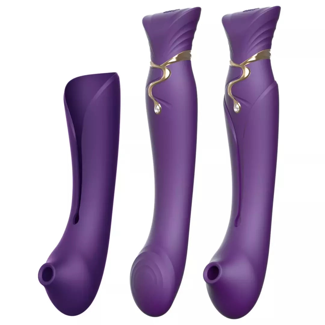 ZALO Queen Set Twilight Purple – PulseWave sistema ir programėlės valdymas