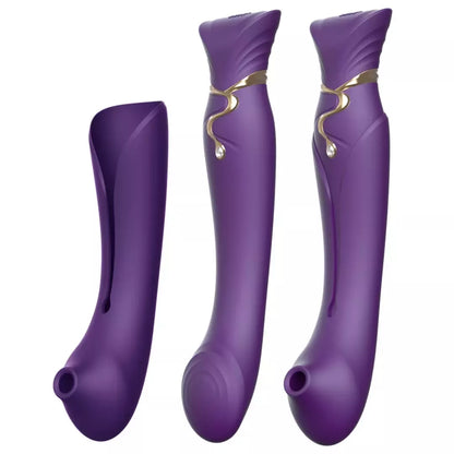 ZALO Queen Set Twilight Purple – PulseWave sistema ir programėlės valdymas