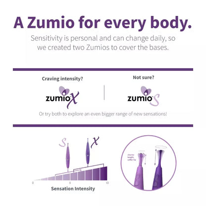 Zumio S Spirotip – tikslaus sukamojo judesio intymus prietaisas, violetinis