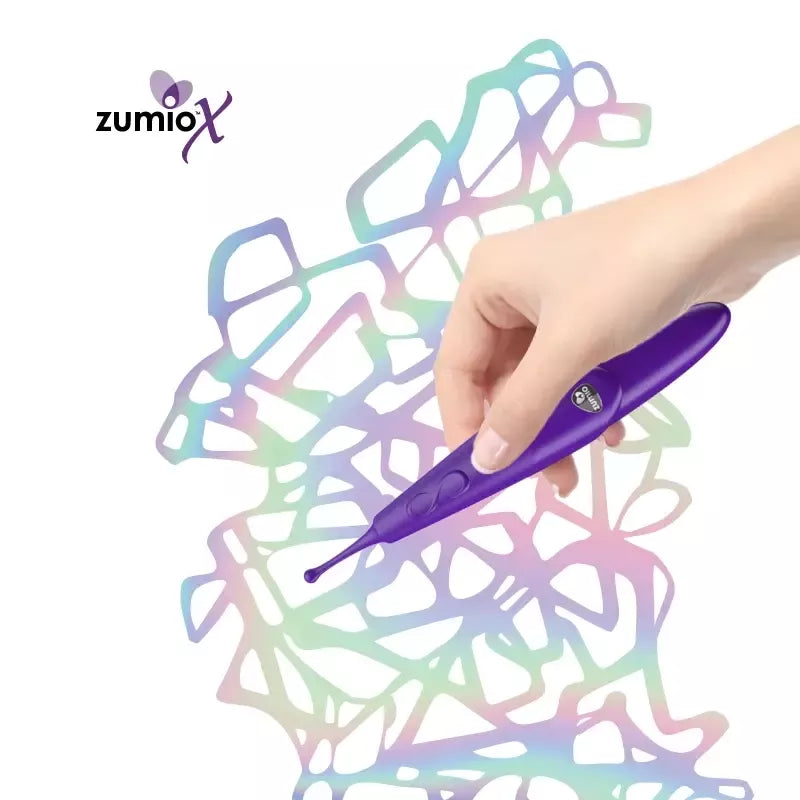 Zumio S Spirotip – tikslaus sukamojo judesio intymus prietaisas, violetinis