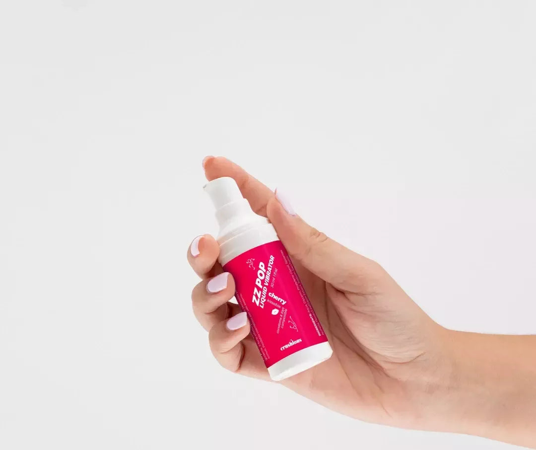 ZZ Pop Kissable Intimate Gel Cherry 30ml – aromatinis stimuliuojantis gelis