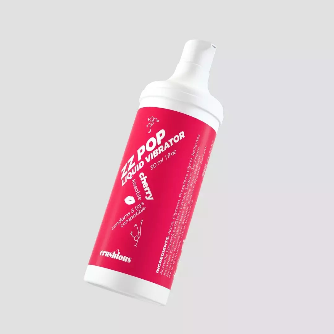 ZZ Pop Kissable Intimate Gel Cherry 30ml – aromatinis stimuliuojantis gelis