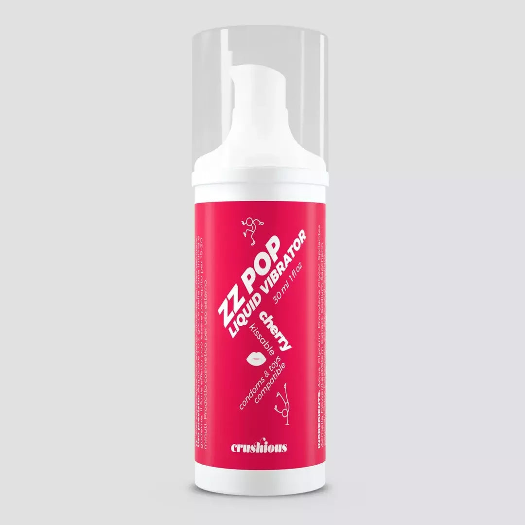 ZZ Pop Kissable Intimate Gel Cherry 30ml – aromatinis stimuliuojantis gelis